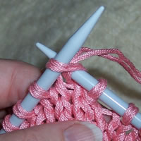 Knit after Wrap and Slip