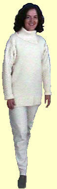 White turtleneck