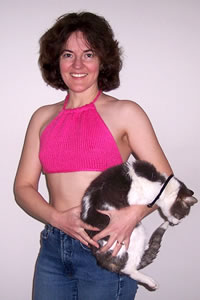 heliotrope halter