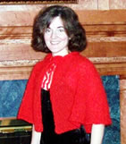 hand knit cape